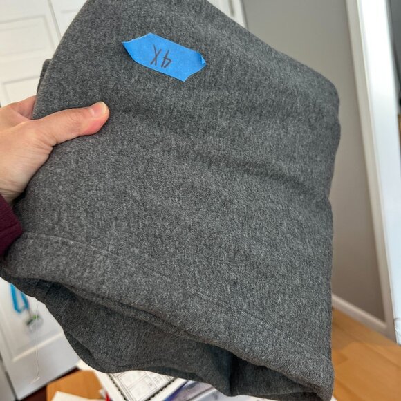 Under Armour Mens Big & Tall Hustle Fleece Pants 4XLT Carbon Heather-white - Picture 9 of 9